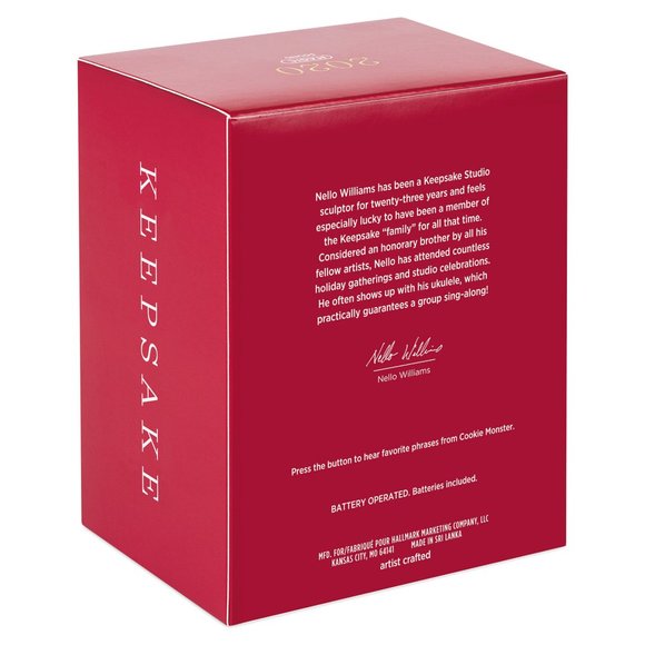 New! Cookie Monster's Foodie Truck Hallmark Keepsake Ornament 2020 Sesame Street - Picture 2 of 5